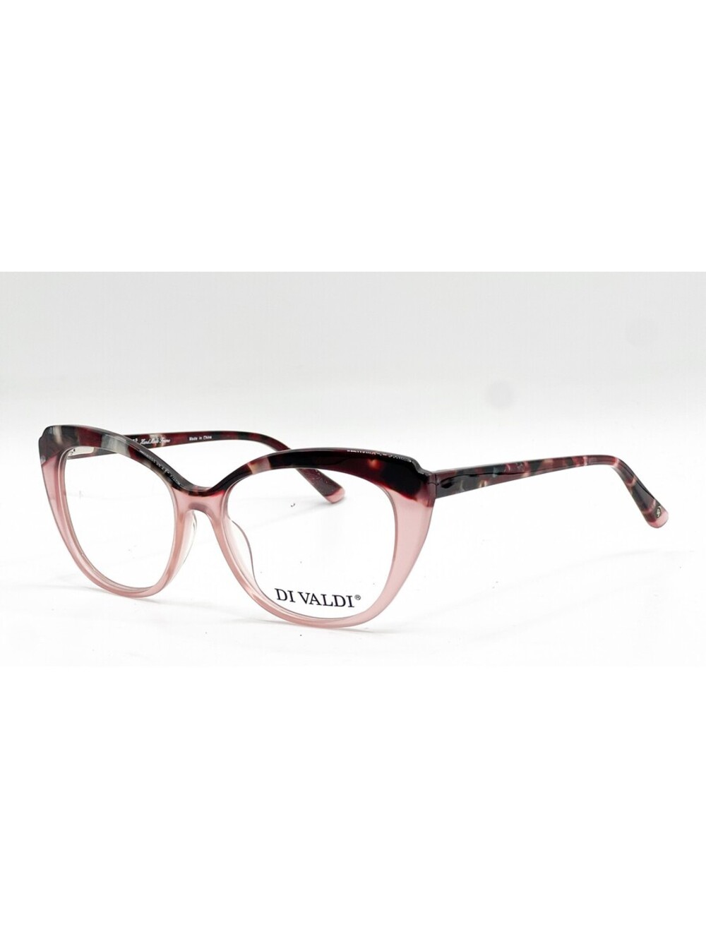 Di Valdi Dvo 8125 35 Demi Red Light Pink Authentic Eyeglasses 53-16-140